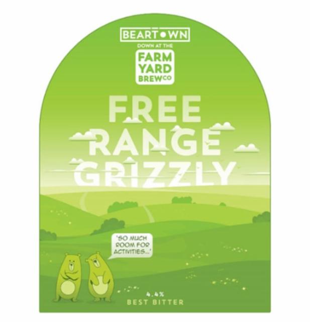 Free Range Grizzly 4.4%, Beartown Brewery, England