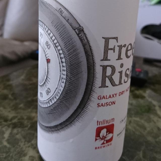 Free Rise Galaxy Dry Hopped Saison 7.3%, Trillium Brewing Company, United States