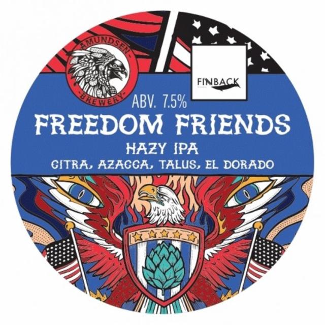 Freedom Friends - Finback 7.5%, Amundsen Bryggeri, Norway