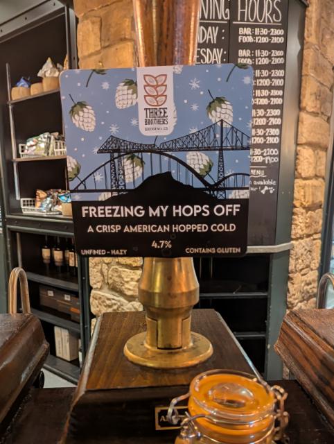 Freezing My Hops Off 4.7%, Three Brothers Brewing Co, England