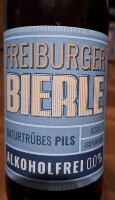freiburger bierle 0.0%, Brauerei Ganter, Germany