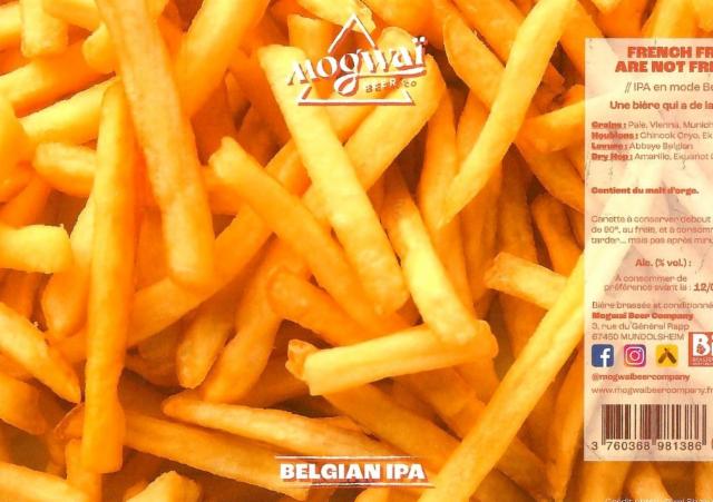 French Fries Are Not French 6.9%, Mogwaï Beer Company, France