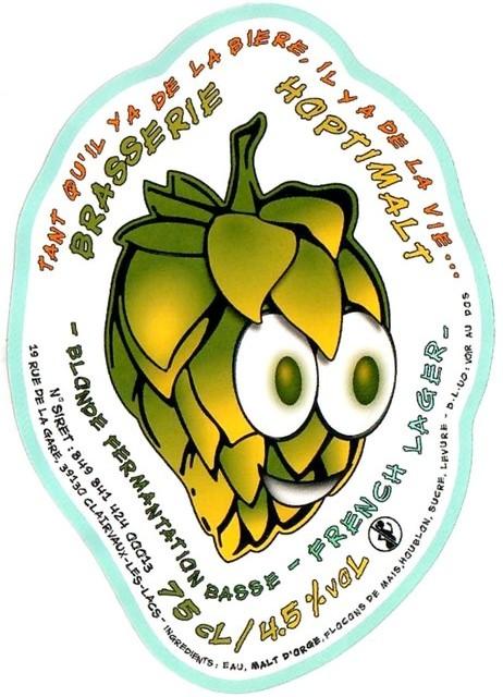 French Lager 4.5%, Brasserie Hoptimalt, France