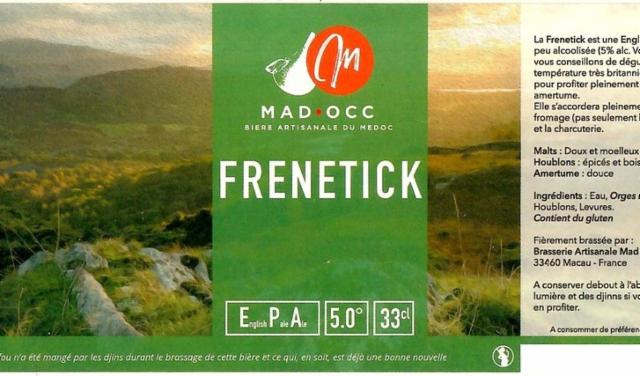 Frenetick, Brasserie Artisanale Mad Occ'