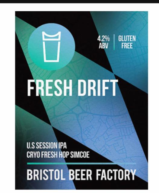 Fresh Drift 4.2%, Bristol Beer Factory, England