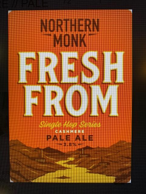 Fresh From // Single Hop Series // Cashmere // Pale Ale 3.8%, Northern Monk Brew Co., England