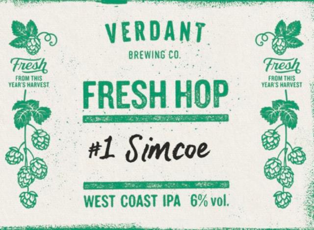 Fresh Hop #1 Simcoe 6.0%, Verdant Brewing Co., England