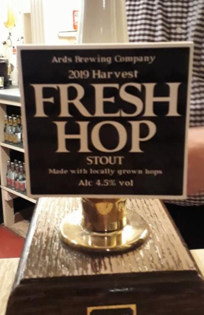 Fresh Hop Stout - 2019 4.5%, Ards Brewing Company, Northern Ireland