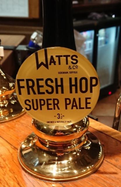 Fresh Hop Super Pale 3.2%, Watts & Co., England