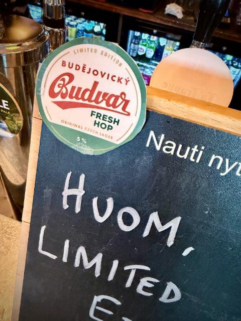 Fresh Hops 5.0%, Budějovický Budvar, Czech Republic