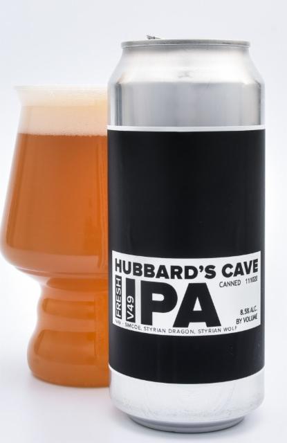 Fresh IIPA V49 8.5%, Hubbard's Cave, United States