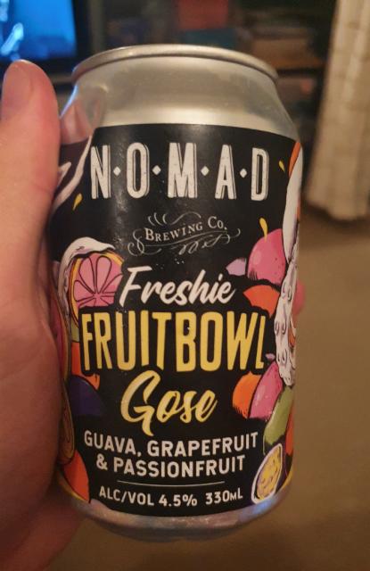Freshie Fruit Bowl Gose 4.8%, Nomad Brewing, Australia