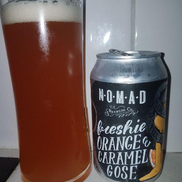 Freshie Orange & Caramel Gose 4.8%, Nomad Brewing Company, Australia