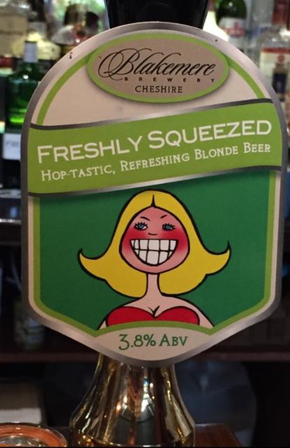 Freshly Squeezed 3.8%, Blakemere Brewery, England