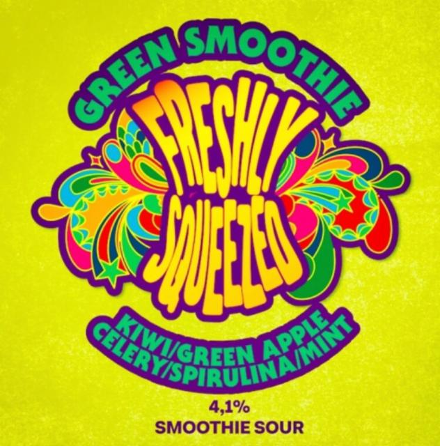 Freshly Squeezed: Green Smoothie 4.1%, CoolHead Brew, Finland