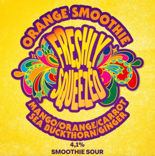 Freshly Squeezed: Orange Smoothie 4.1%, CoolHead Brew, Finland