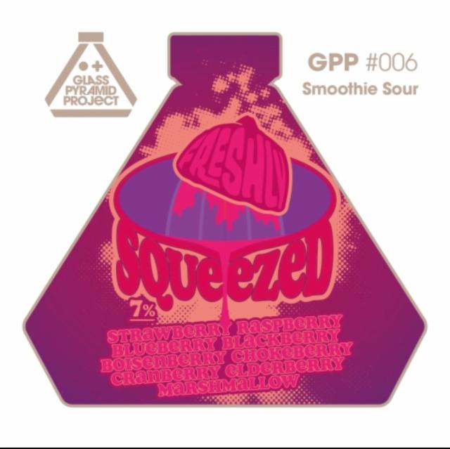 Freshly Squeezed: Strawberry + Raspberry + Blueberry + Blackberry + Boysenberry + Chokeberry + Cranberry + Elderberry + Marshmallow 7.0%, Glass Pyramid Project, Finland