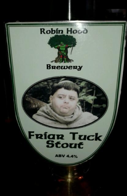 Friar Tuck Stout 4.4%, Robin Hood Brewery, England