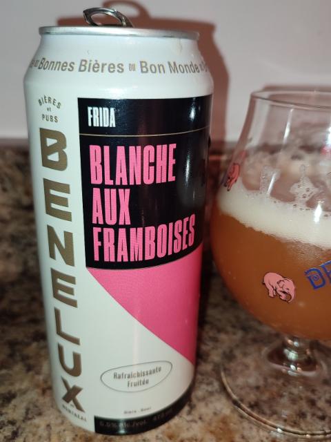 Frida (Blanche aux framboises) 5.5%, Benelux Brasserie Artisanale, Canada