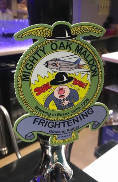Frightening 4.1%, The Mighty Oak Brewing Company, England