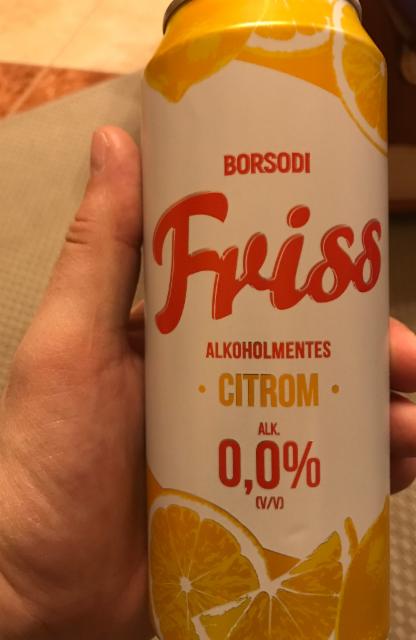 Friss citrom alkoholmentes 0.0%, Borsodi Sörgyár Kft, Hungary