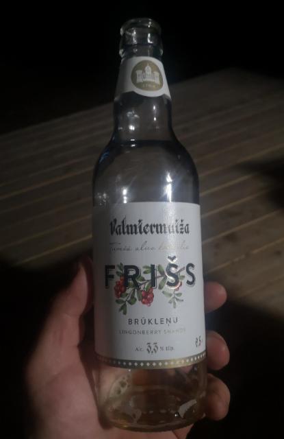 Frišs Brūkleņu 3.3%, Valmiermuižas Alus, Latvia