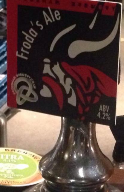Froda's Ale 4.2%, Frodsham Brewery, England