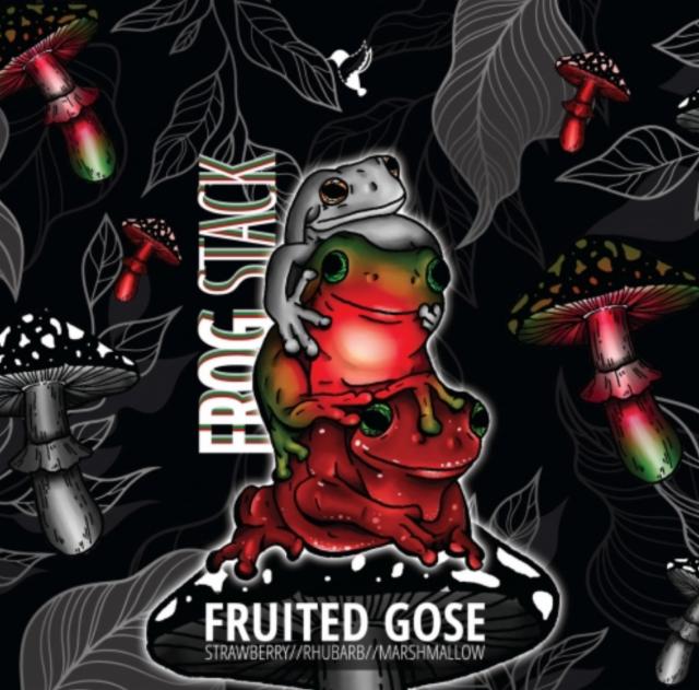 Frog stack : strawberry/rhubarb/marshmallow 4.5%, Phase Three Brewing, United States