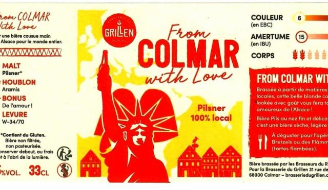 From Colmar With Love 5.0%, Brasserie Du Grillen, France