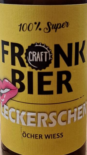 Fronk Bier - Leckerschen Öcher Wiess 4.9%, Biermanufaktur Langguth, Germany