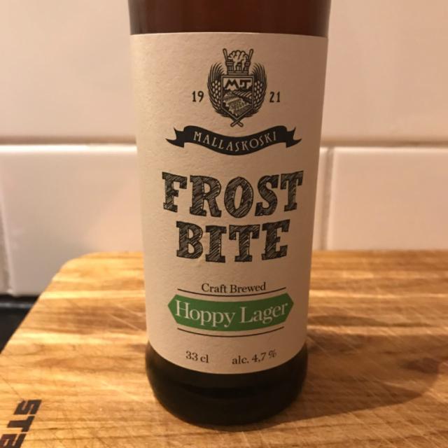 Frost Bite Hoppy Lager 4.7%, Mallaskosken Panimo, Finland