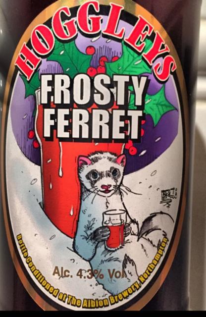 Frosty Ferret 4.3%, Hoggleys Brewery, England
