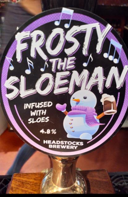 Frosty The Sloeman 4.8%, Headstocks, England