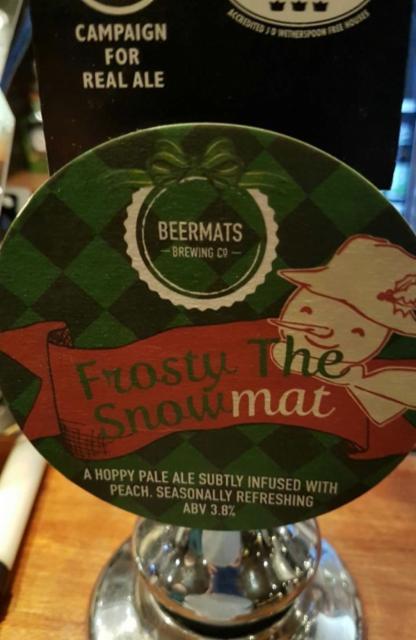 Frosty The Snowmat 3.8%, Beermats Brewing Co, England