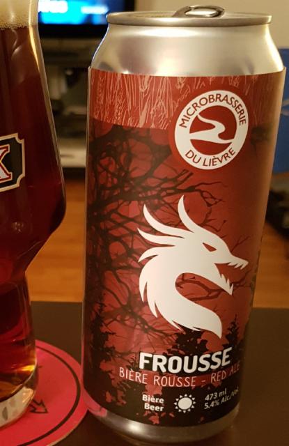 Frousse 5.4%, Microbrasserie du Lièvre, Canada