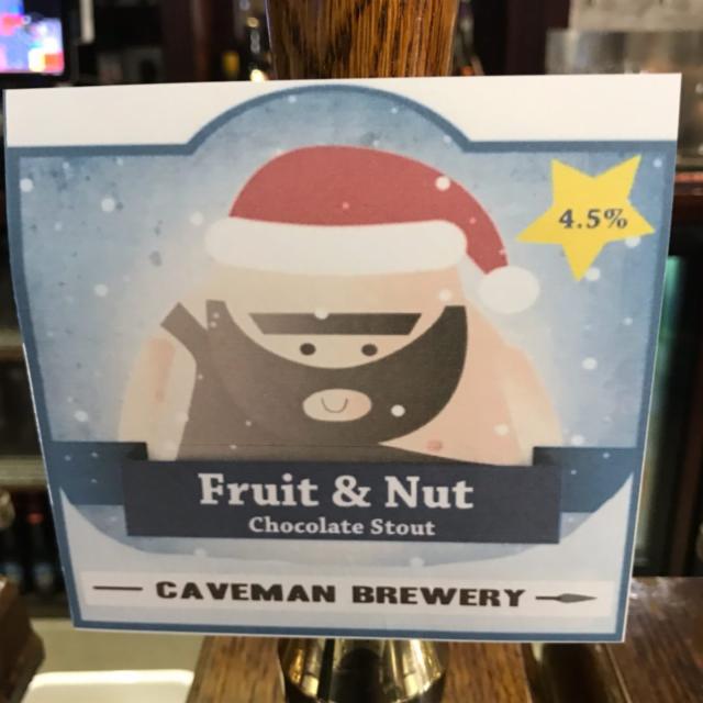 Fruit & Nut Chocolate Stout 4.5%, Caveman Brewery, England