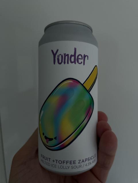 Fruit + Toffee Zapsicle 4.5%, Yonder Brewing, England