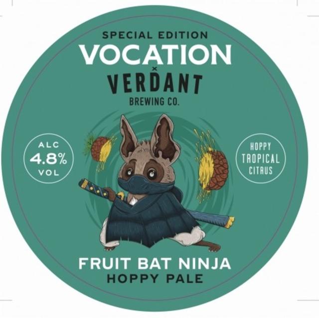 Fruit Bat Ninja 4.8%, Vocation Brewery, England