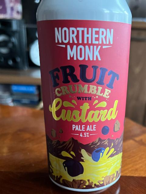 Fruit Crumble With Custard 4.5%, Northern Monk Brew Co., England
