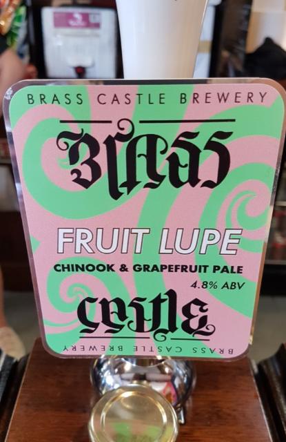 Fruit Lupe - Chinook & Grapefruit 4.8%, Brass Castle Brewery, England