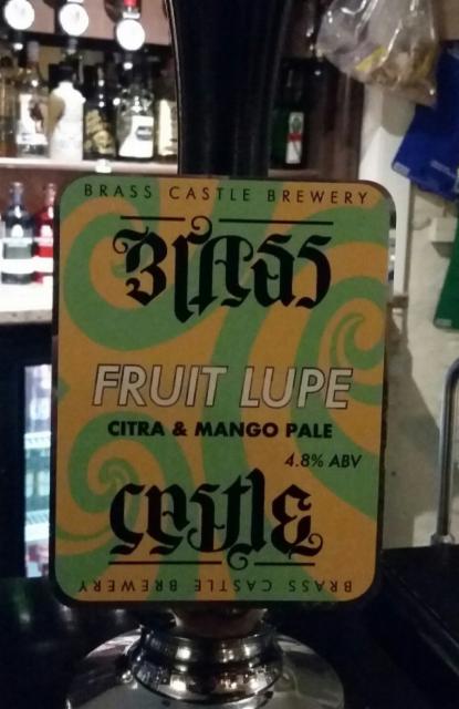 Fruit Lupe - Citra & Mango Pale 4.8%, Brass Castle Brewery, England