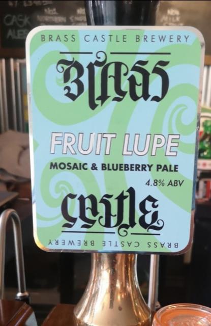 Fruit Lupe - Mosaic & Blueberry Pale 4.8%, Brass Castle Brewery, England