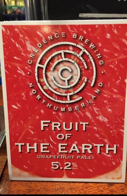 Fruit Of The Earth 5.2%, Credence Brewing, England