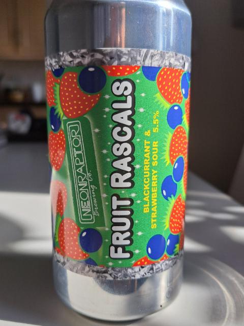 Fruit Rascals 5.5%, Neon Raptor Brewing Co., England