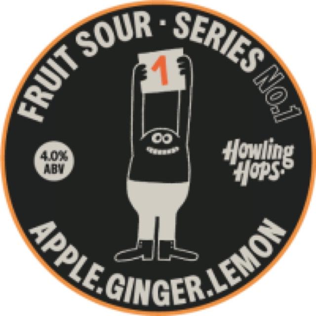 Fruit sour series No. 1 Apple Ginger Lemon 4.0%, Howling Hops, England
