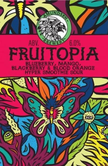 Fruitopia - Blueberry, Mango, Blackberry & Blood Orange Hyper Smoothie Sour 6.0%, Amundsen Bryggeri, Norway