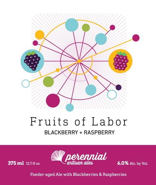 Fruits of Labor: Blackberry + Raspberry 5.0%, Perennial Artisan Ales, United States