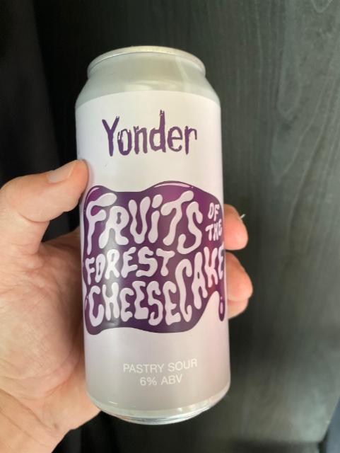 Fruits of the Forest cheesecake 6.0%, Yonder Brewing, England