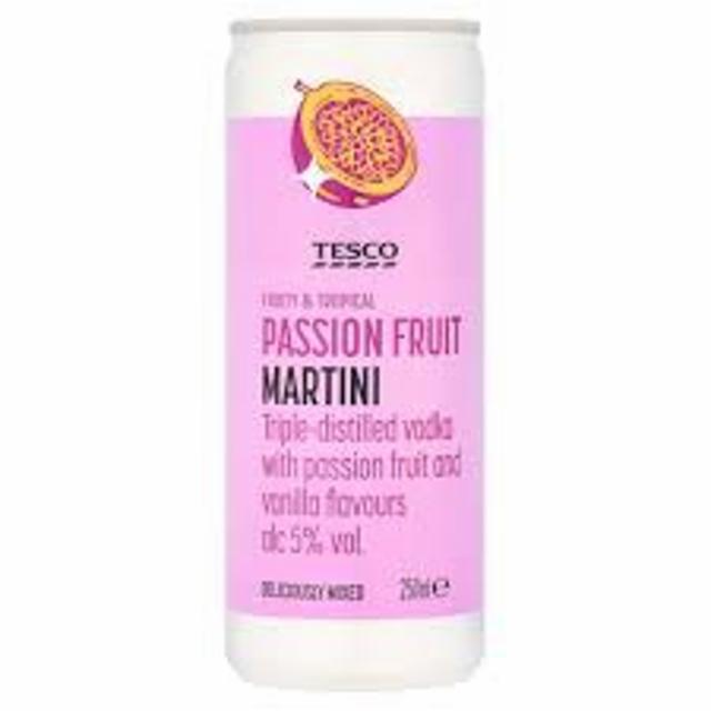 Fruity & Tropical Passion Fruit Martini, Tesco