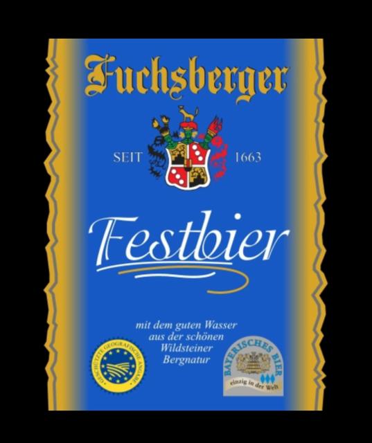 Fuchsberger Festbier, Schlossbrauerei Fuchsberg